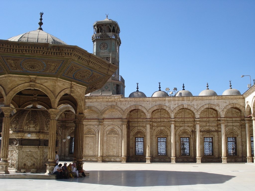 Muhammad Ali Mosque in Cairo - Egypt (courtyard)